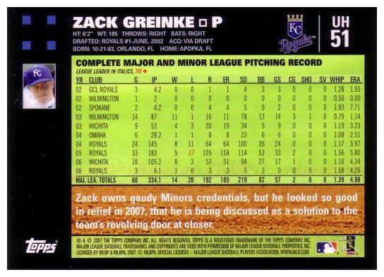 2007 Topps Updates and Highlights